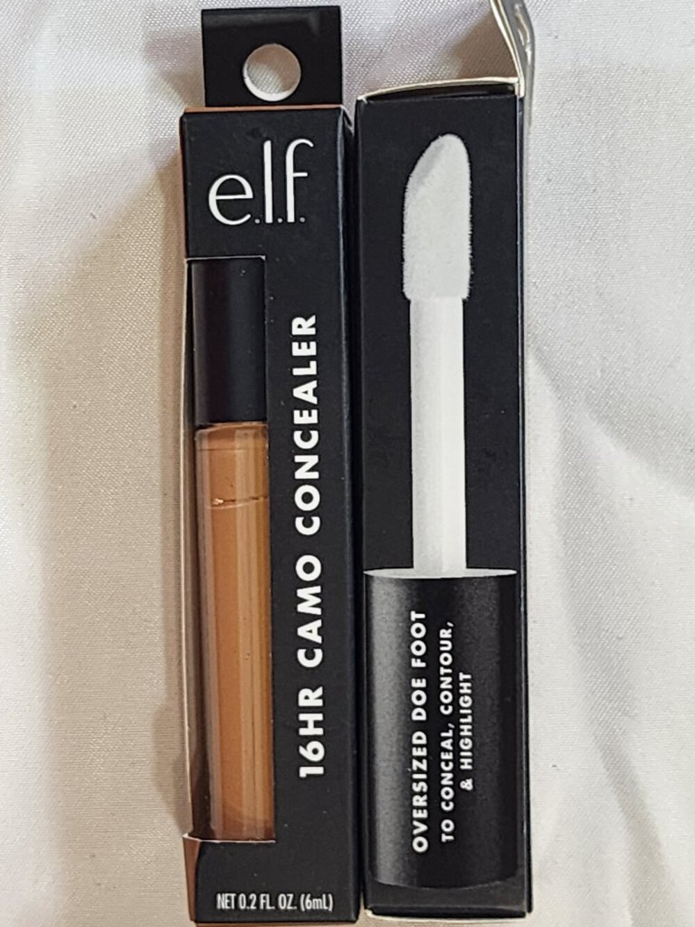 E.L.F. 16HR Camo Concealer .2fl oz. Full Coverage Matte Finish Deep Olive 2CT